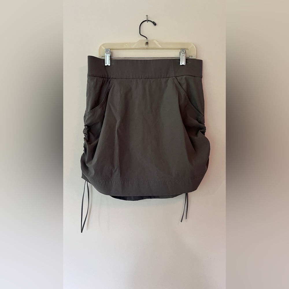 Gray Columbia Ruched Skirt